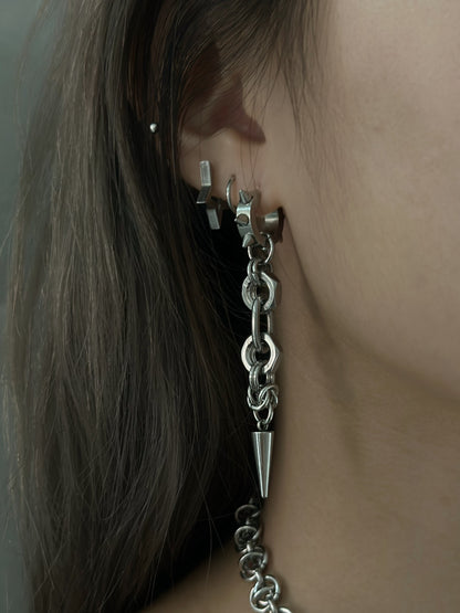 HEX SPIKE EARRINGS